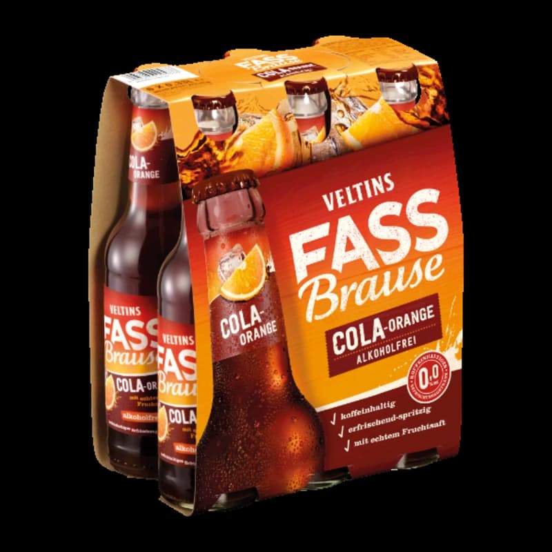 Veltins Fassbrause Cola Orange 6x0,33l