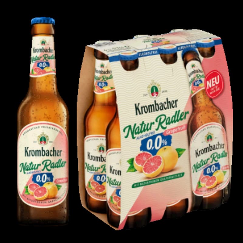 Krombacher Naturradler Grapefruit 0,0% 6x0,33l