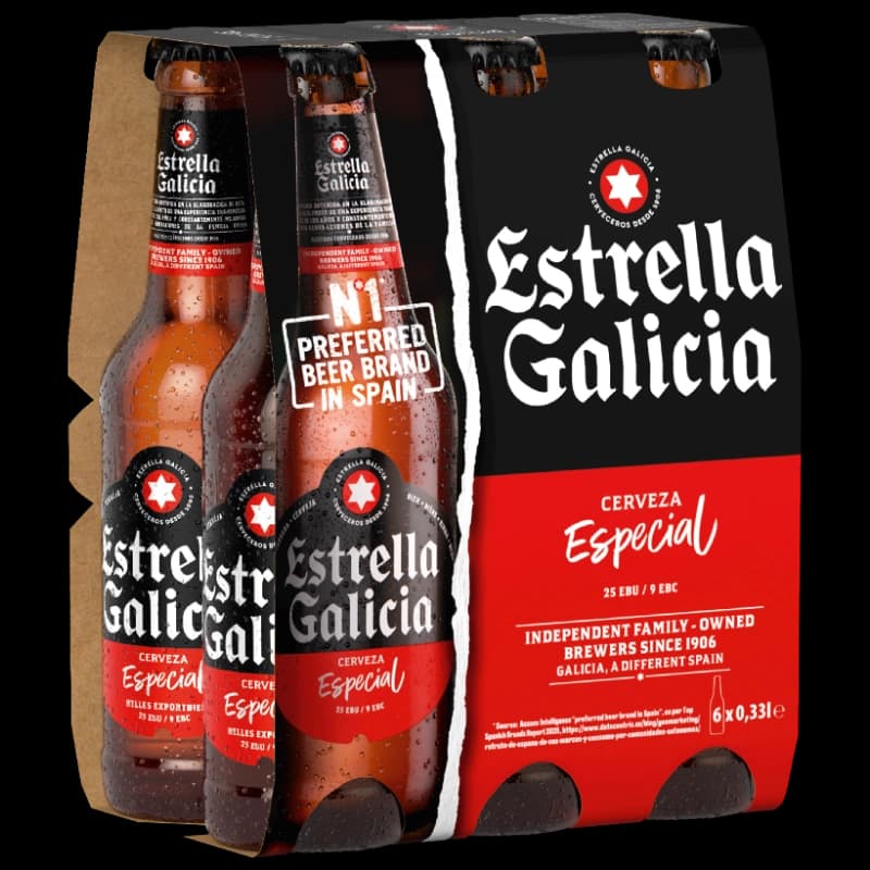 Estrella Galicia 6x0,33l 