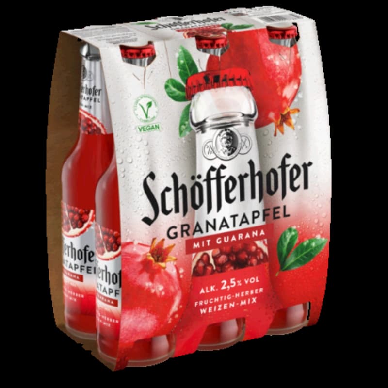 Schöfferhofer Granatapfel+Guarana 6x0,33l 