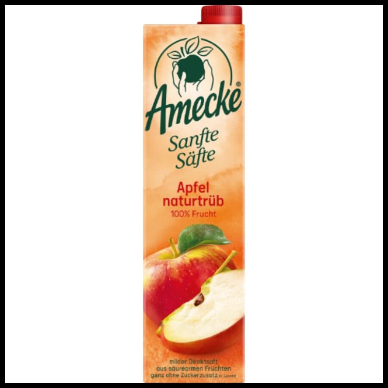 Amecke Sanfte Säfte Apfel naturtrüb 1l
