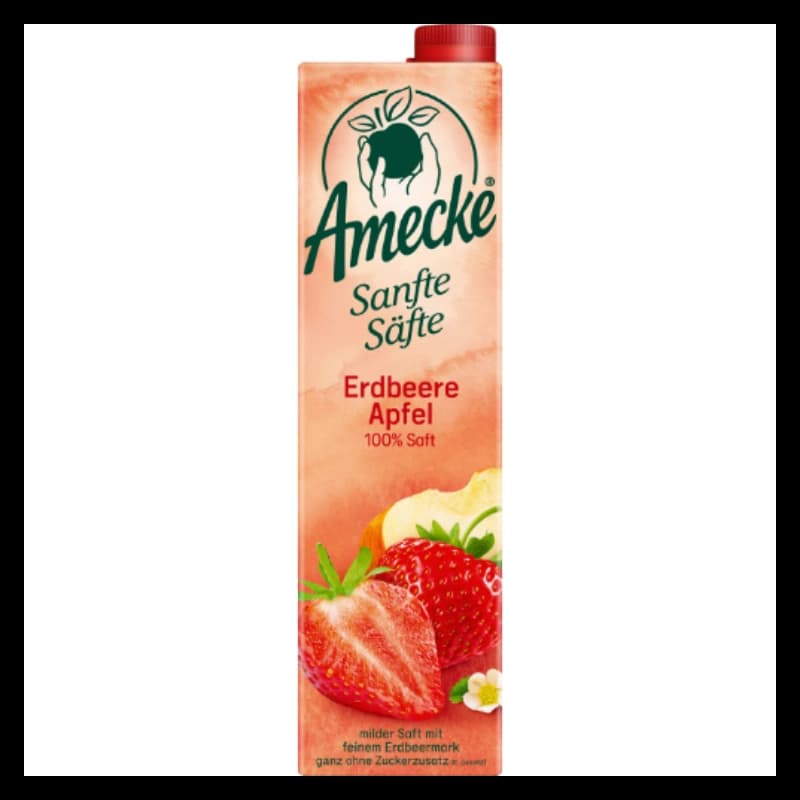 Amecke Sanfte Säfte Erdbeere-Apfel 1l