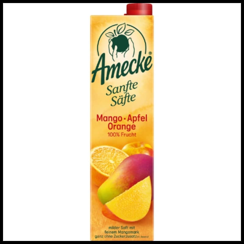 Amecke Sanfte Säfte Mango-Apfel-Orange 1l 