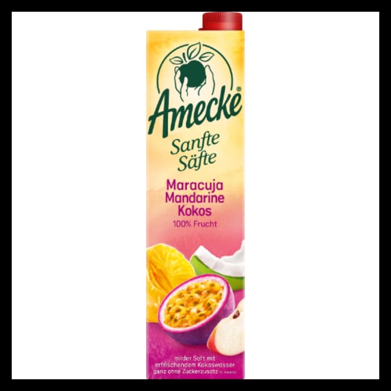 Amecke Sanfte Säfte Maracuja-Mandarine-Kokos 1l 