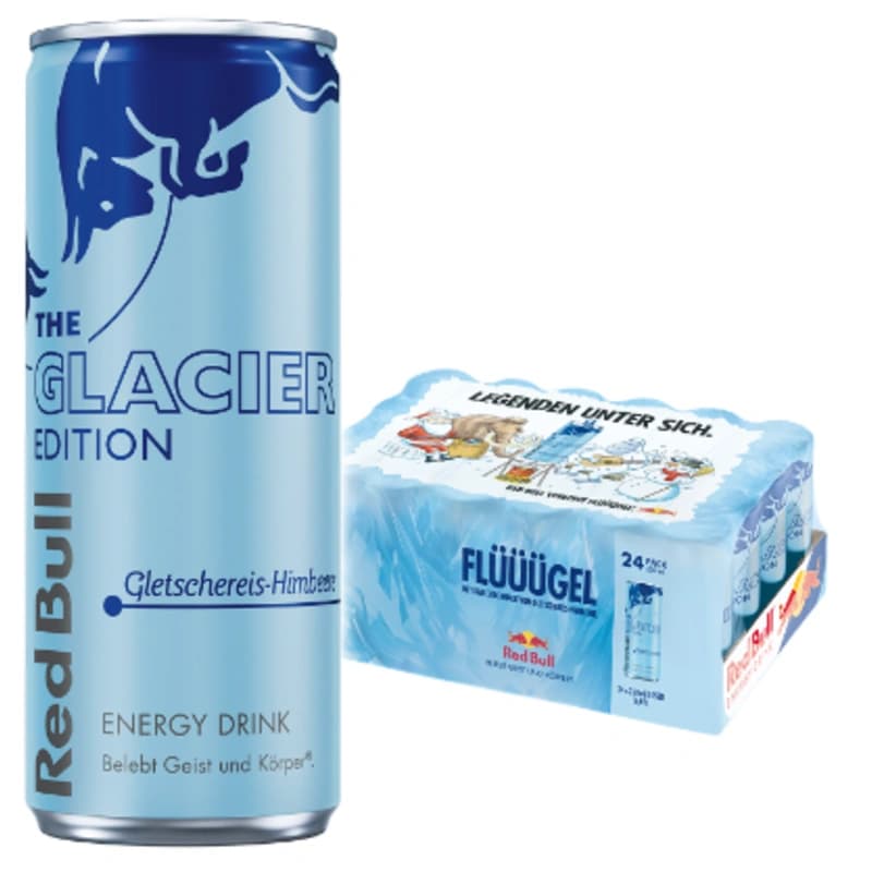 Red Bull Glacier Edition Gletschereis-Himbeer 24x0,25l 