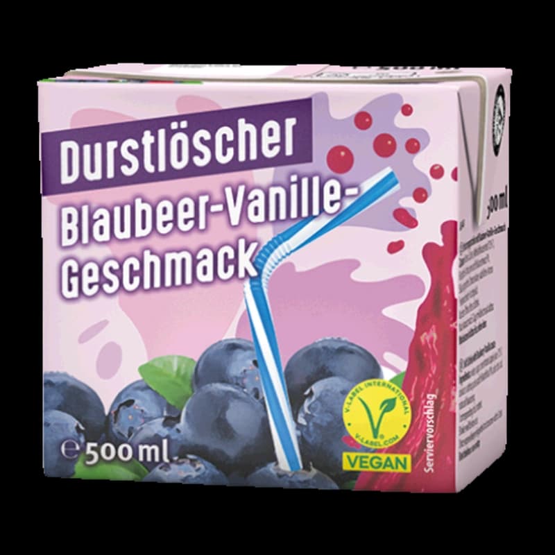 Durstlöscher Blaubeer-Vanille 0,5l