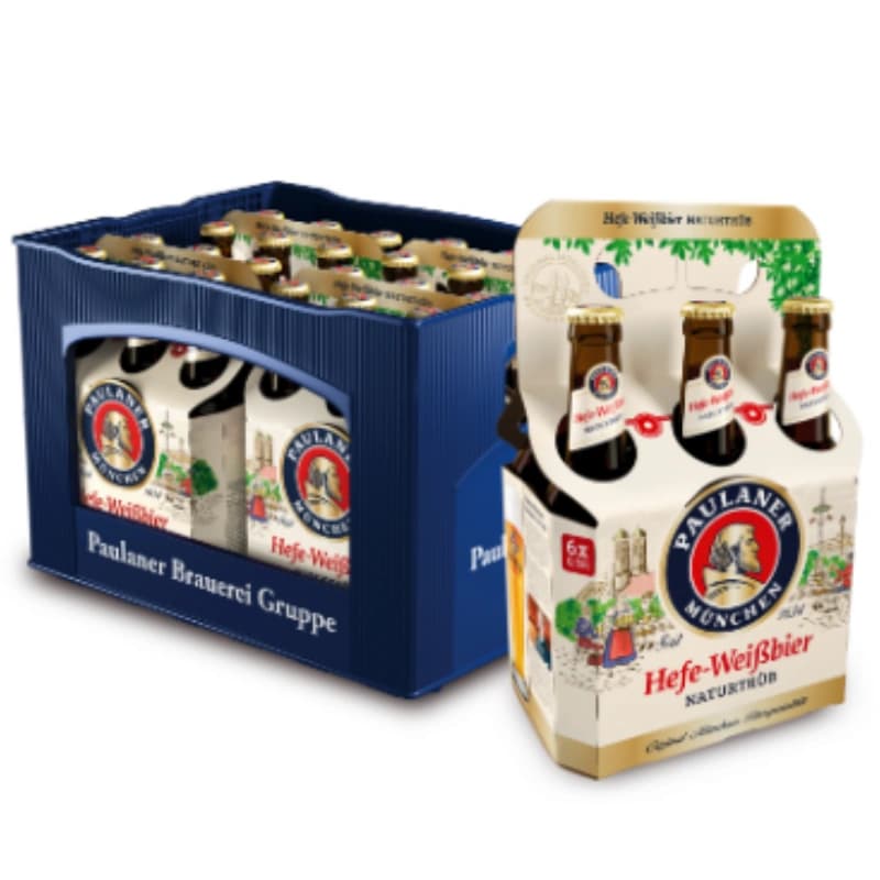 Paulaner Hefe-Weißbier Naturtrüb 4x6x0,33l