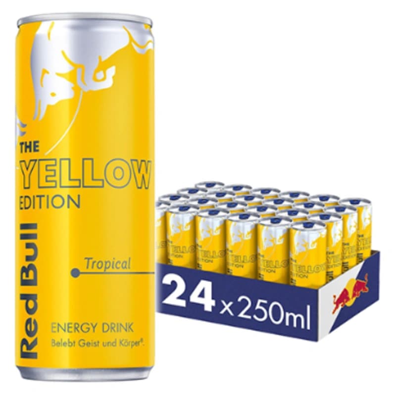 Red Bull Yellow Edition Tropical 24x0,25l