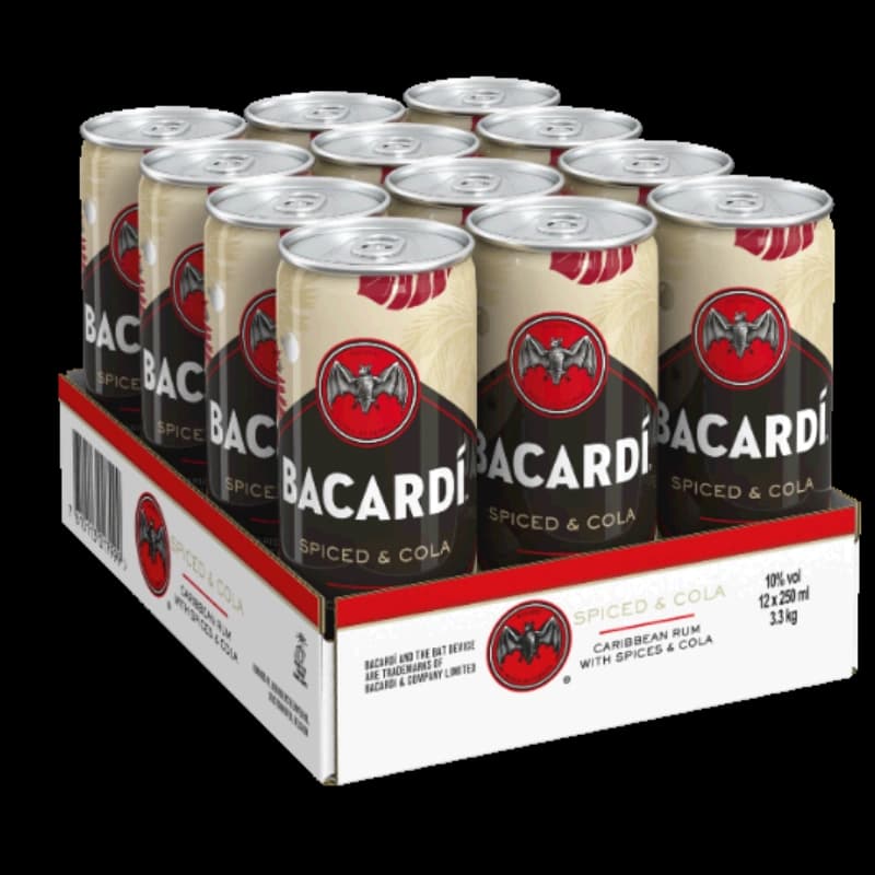 Bacard & Cola 10% 12x0,25l 