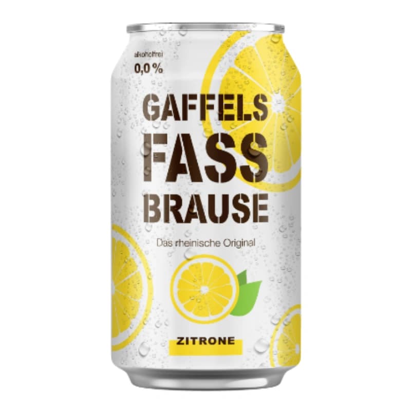 Gaffels Fassbrause Zitrone 0,33l 