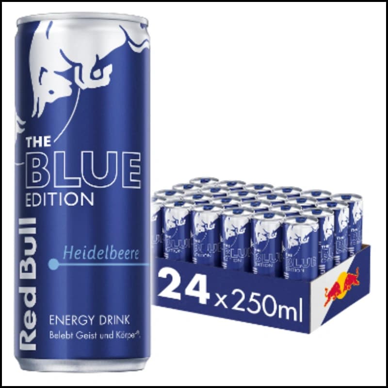 Red Bull Blue Edition Heidelbeere 24x0,25l 