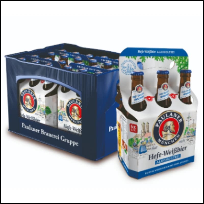 Paulaner Hefe-Weißbier Alkoholfrei 4x6x0,33l 