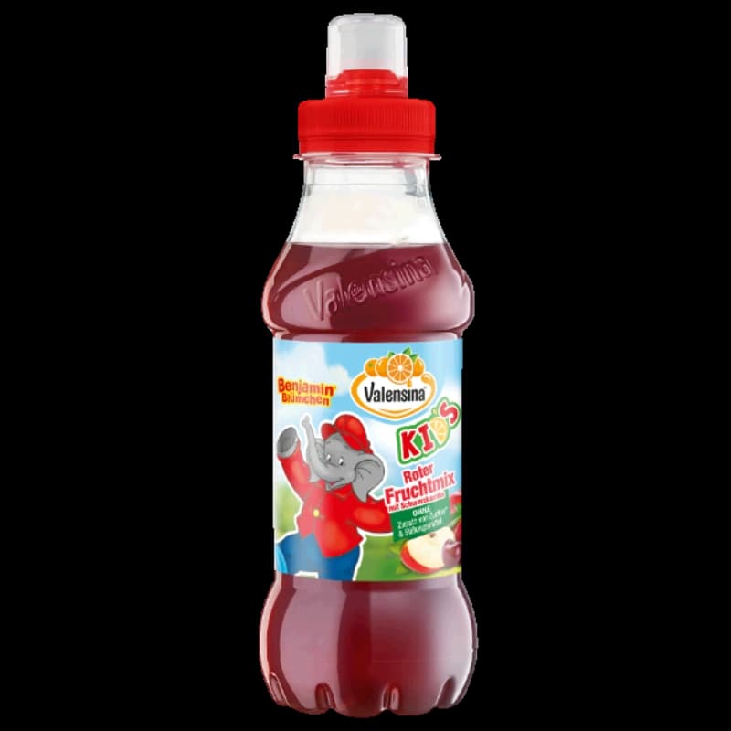 Valensina Kids Benjamin Blümchen roter Fruchtmix 0,33l