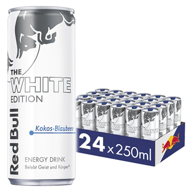 Red Bull Energy White Edition Kokos-Blaubeere 24x0,25l 
