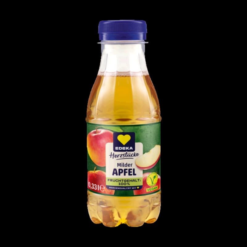 EDEKA Herzstücke milder Apfel 0,33l 