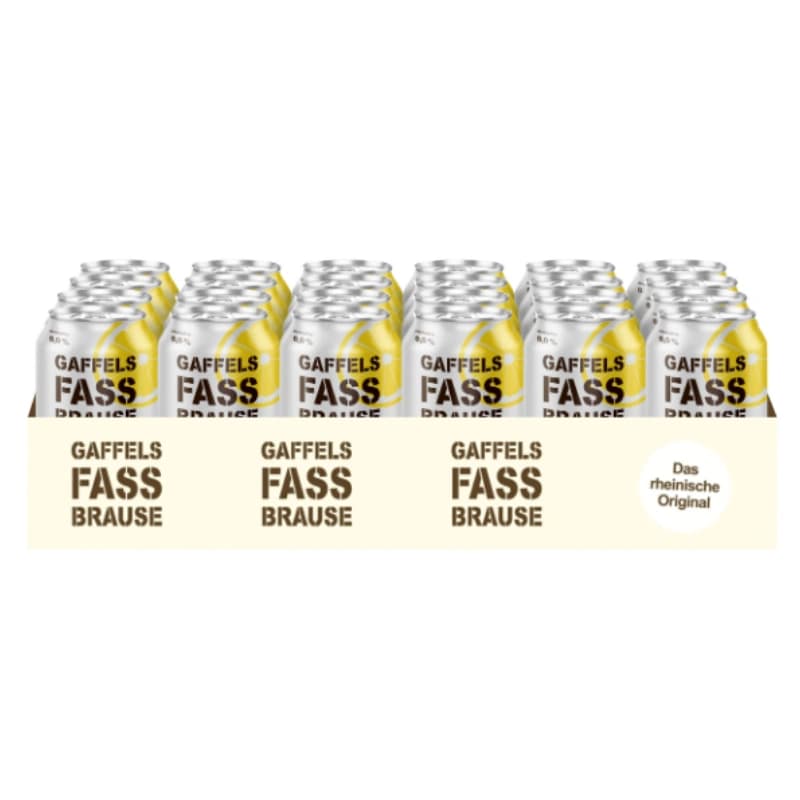 Gaffels Fassbrause Zitrone 24x0,33l