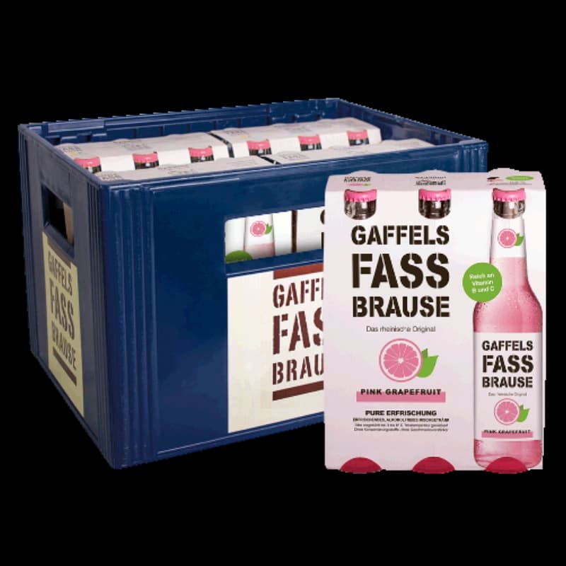 Gaffels Fassbrause Pink Grapefruit 4x6x0,33l