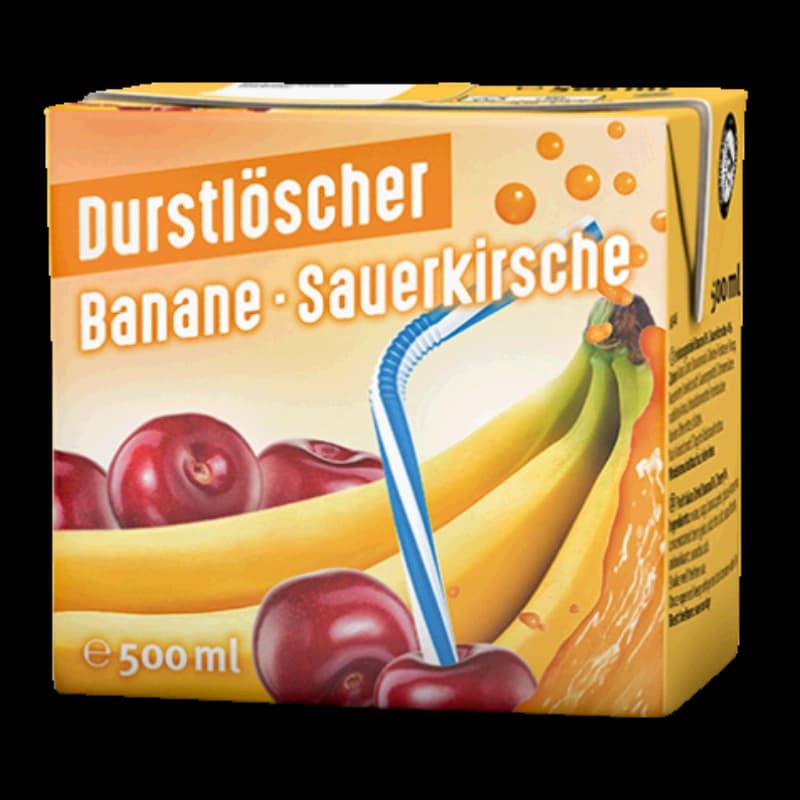 Durstlöscher Banane-Kirsch 0,5l 