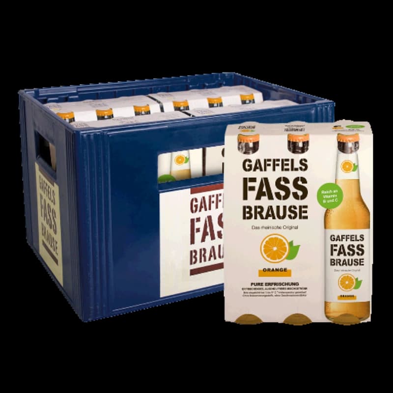 Gaffels Fassbrause Orange 4x6x0,33l