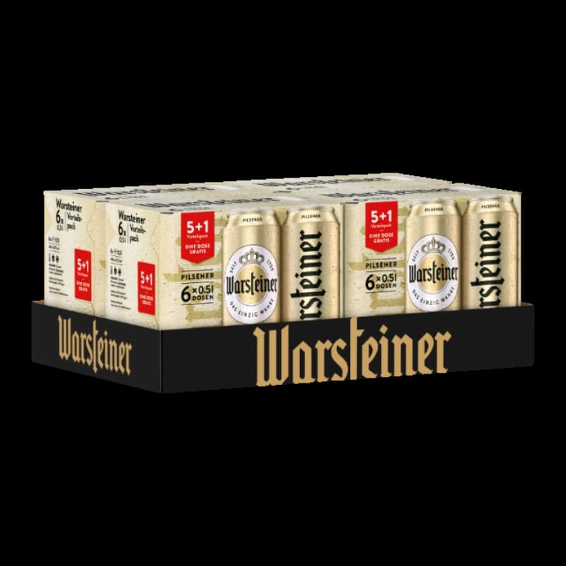 Warsteiner Pilsener 4x5+1x0,5l 