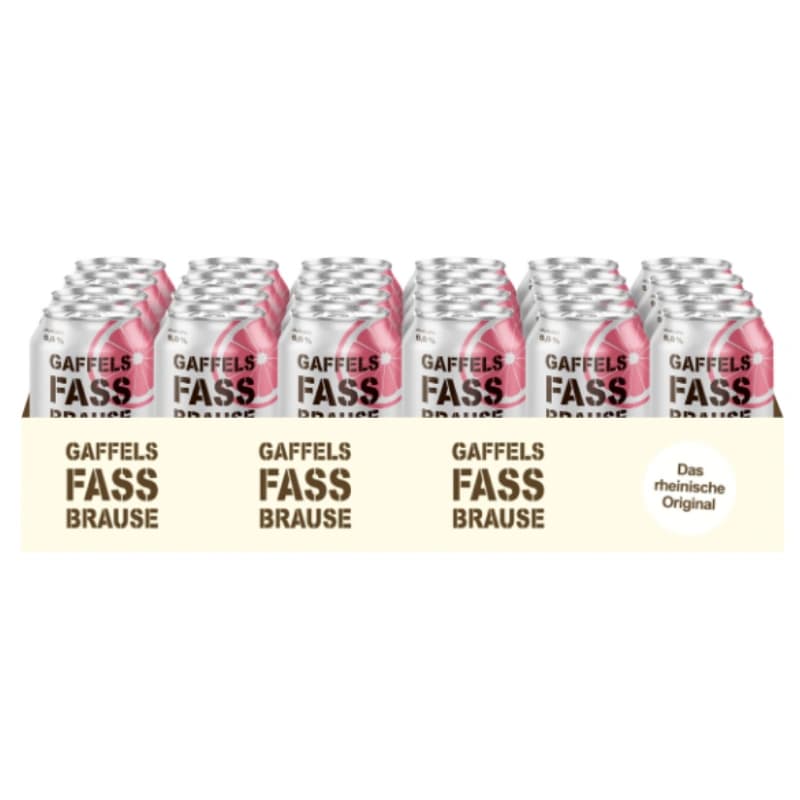 Gaffels Fassbrause Pink Grapefruit 24x0,33l
