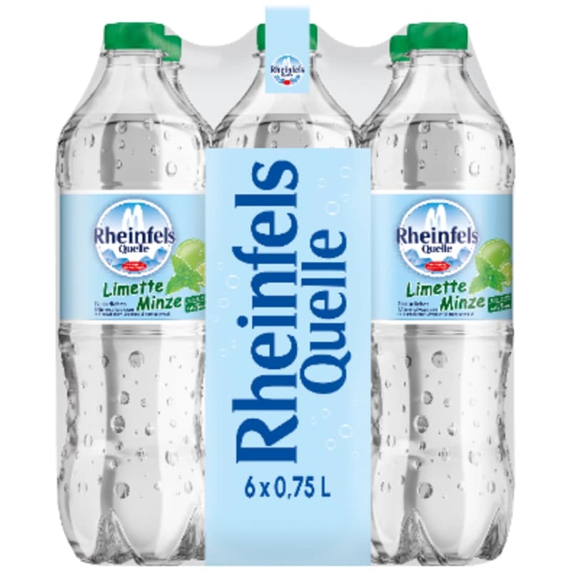 Rheinfels Quelle Limette Minze 6x0,75l