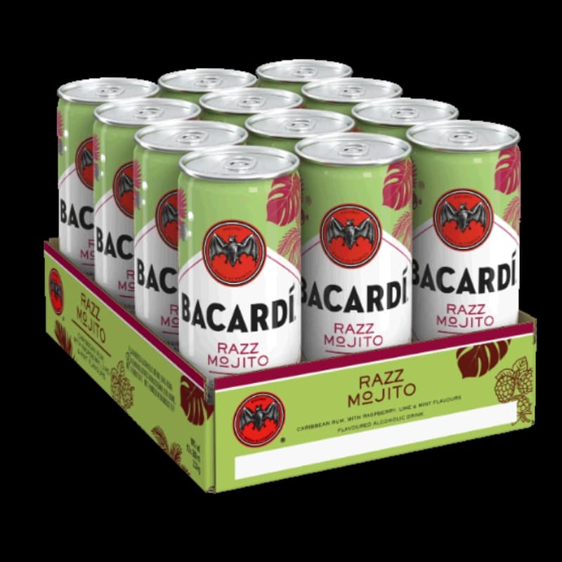 Bacardi Razz Mojito 10% 12x0,25l 