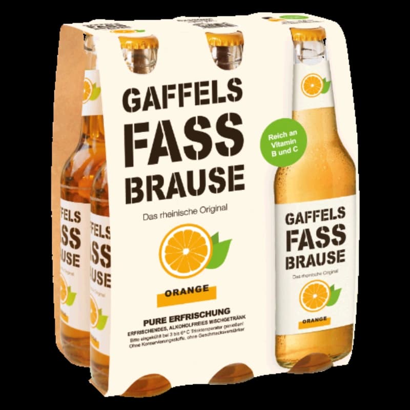 Gaffels Fassbrause Orange 6x0,33l