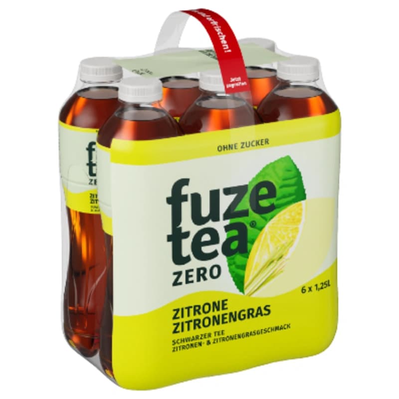 Fuze Tea Zitrone Zitronengras Zero 6x1,25l