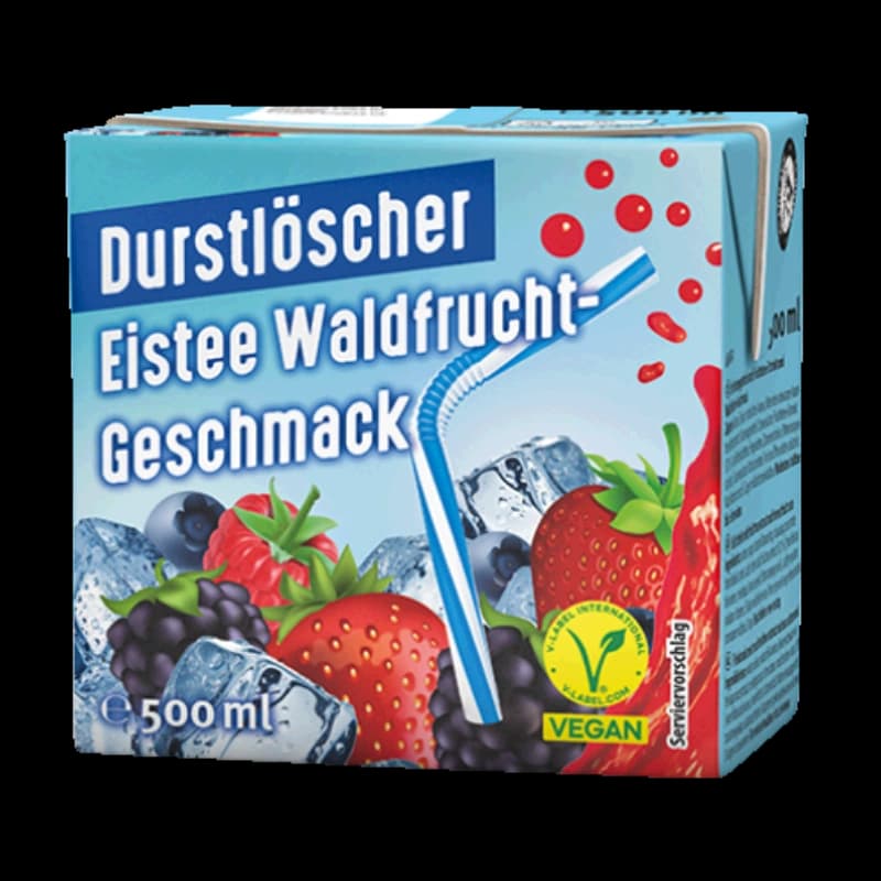 Durstlöscher Eistee Waldfrucht 0,5l