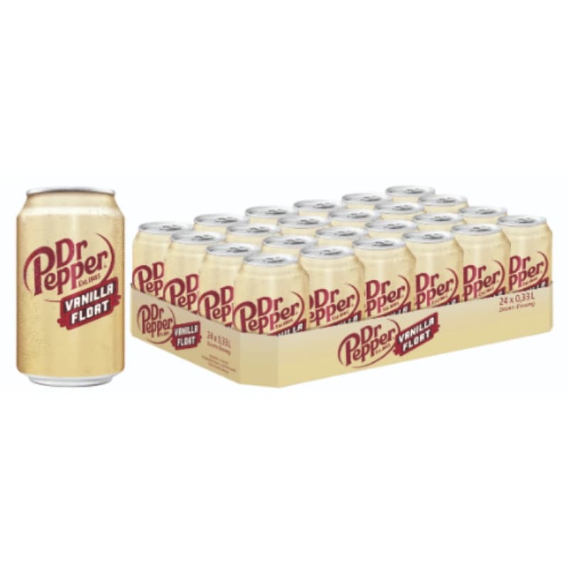 Dr Pepper Vanilla Float 24x0,33l Dosen
