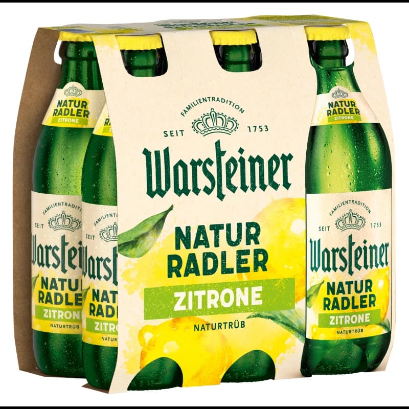 Warsteiner Naturradler 6x0,33l