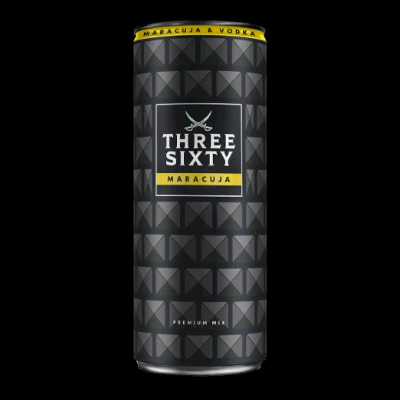 Three Sixty Vodka Maracuja 10% 0,33l