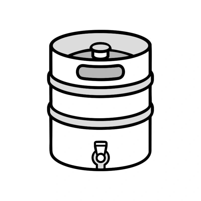 Krombacher Pils Stahlfass 50l KEG
