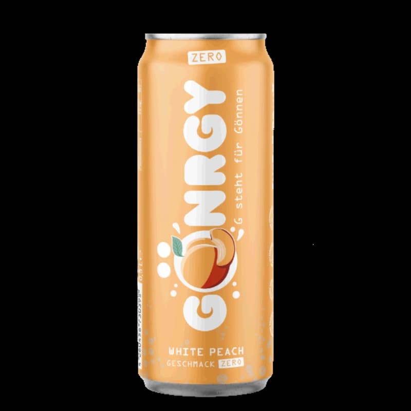 Gönrgy Energy White Peach 0,5l Dose
