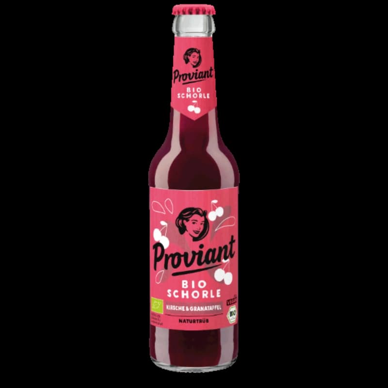Proviant Bio Schorle Kirsche Granatapfel 0,33l