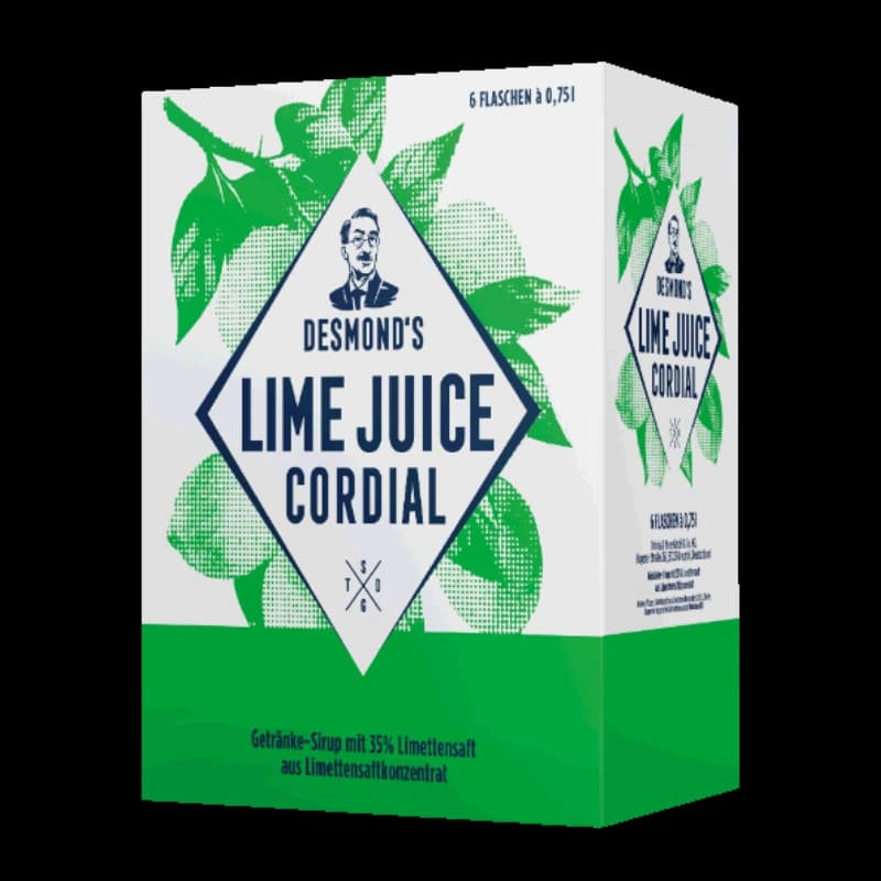 Desmond's Lime Juice Cordial 6x0,75l