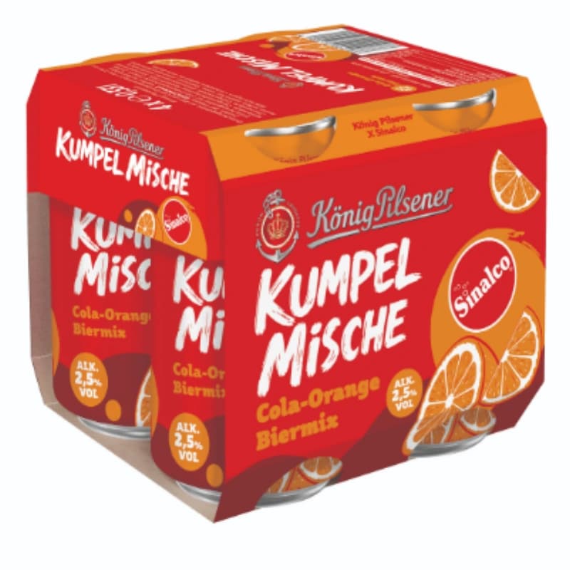 König Pilsener Kumpelmische 4x0,33l