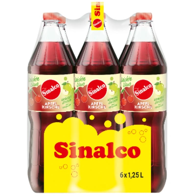 Sinalco Leichte Limo Apfel Kirsch 6x1,25l